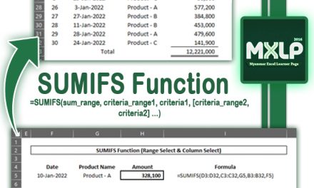 SUMIFS Function