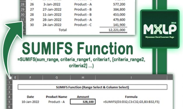 SUMIFS Function