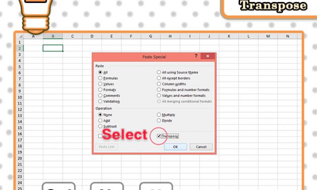FBGroup – Step by Step Transpose